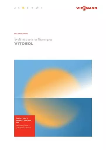 Brochure technique   Système Solaire Thermique   Vitosol