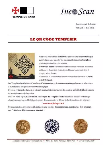 Communiquc3a9 presse qr code templier