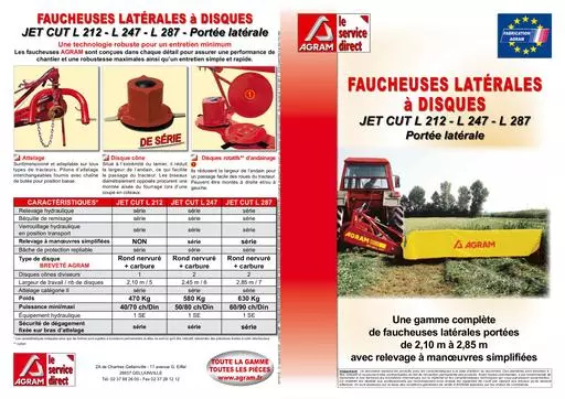 DOC jet cut L 212 faucheuse agram