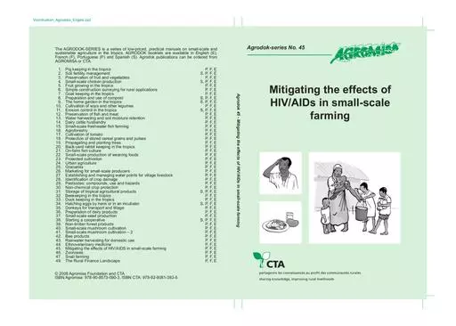 Agrodok 45   mitigation effect of HIV AIDS