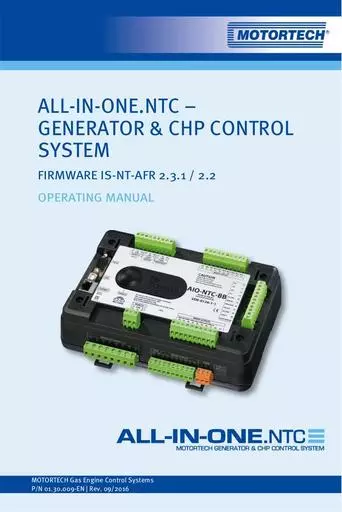 MOTORTECH Manual ALL IN ONE NTC 01 30 009 EN 2016 09 WEB