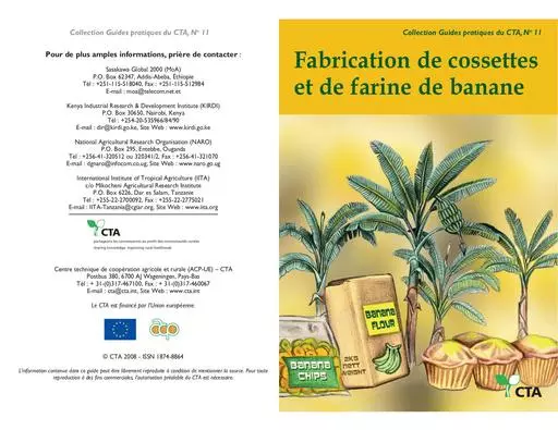 Guide pratique CTA 11   fabrication de cossettes et farine de banane