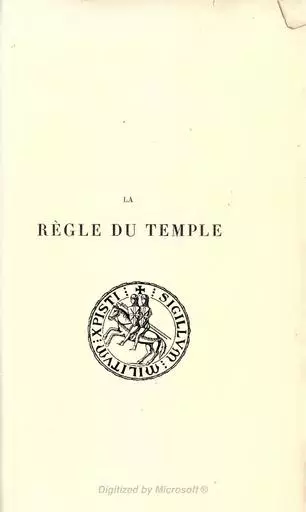 Regle du Temple