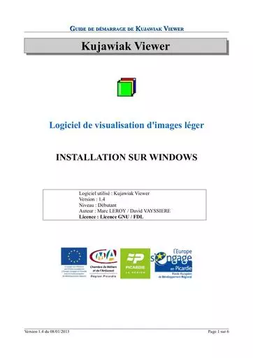 Guide de demarrage kujawiakviewer