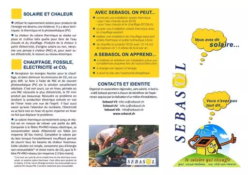 Flyer 2 5 le sol qui chauffe sebasol