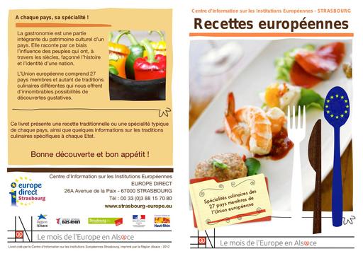 Livre de recettes europeennes