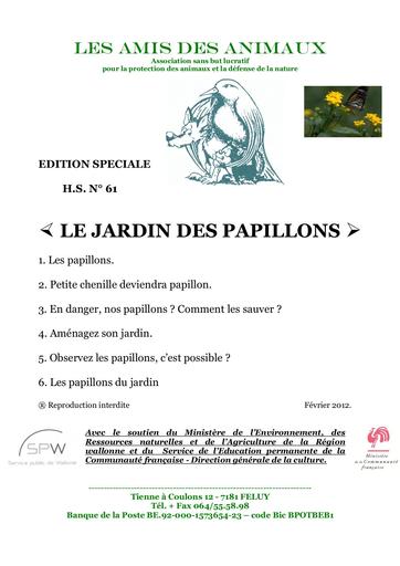 Le jardin des papillons