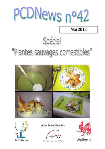 Plantes sauvages comestibles 2012