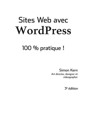 Site web avec wordpres 100% pratique