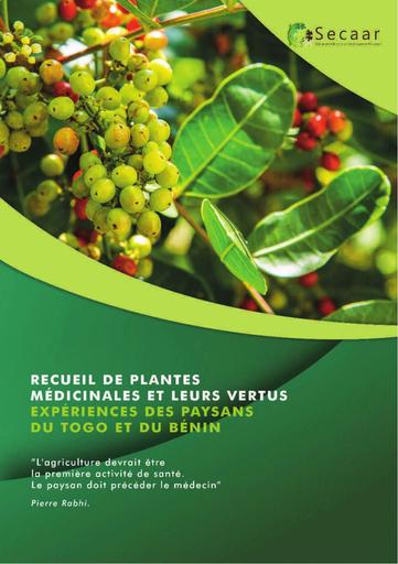 Plantes medicinales togo et benin