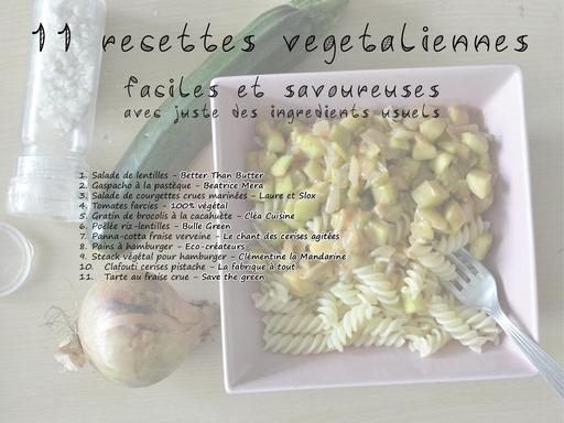 11 recettes vegetaliennes faciles