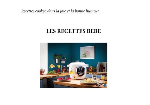 Compotes bébé   Cookeo