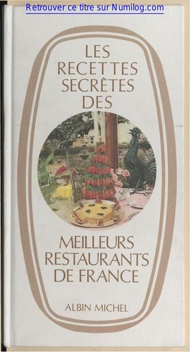 Recettes secretes des meilleurs restaurants de france