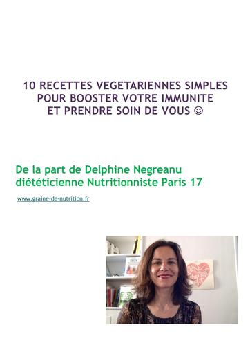 10 recettes vegetarienne pour booster votre immmunité