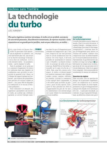 La technologie du turbo