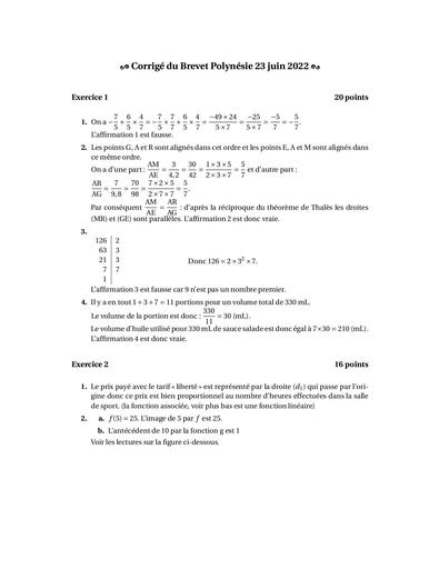 Brevet polynesie juin 2022 patazzi corrige