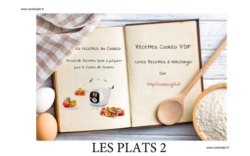 Les plats 2   Cookeo