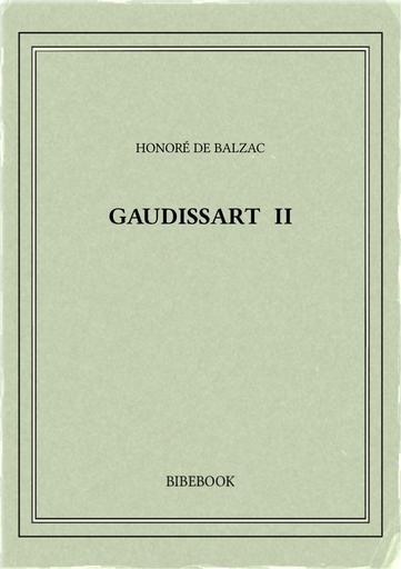 Balzac honore de   gaudissart ii