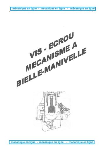 Bielle manivelle vis ecrou