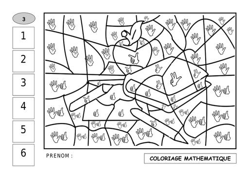 Coloriage maths niv2 verti