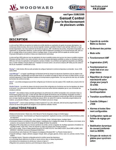 Woodward easygen 3100 3200 datasheet