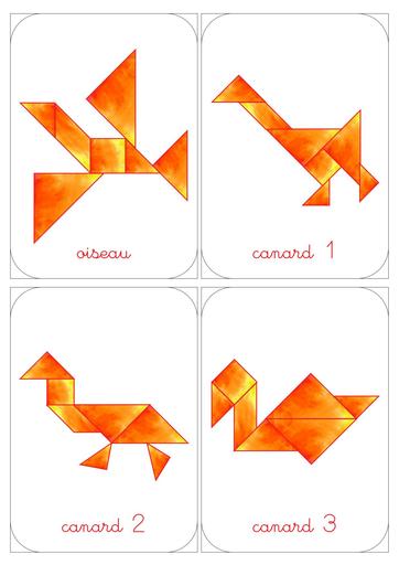 Tangram Animaux Solution