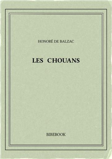 Balzac honore de   les chouans