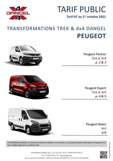 Dangel 4x4 tarif france peugeot 01102021