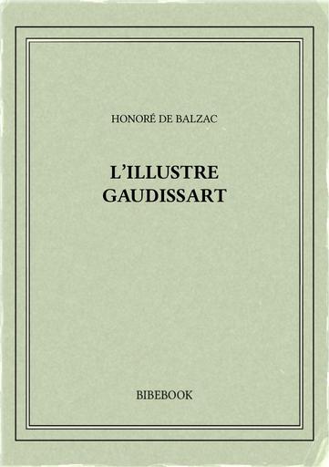 Balzac honore de   l illustre gaudissart