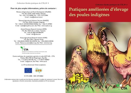 Guide pratique CTA 4   Elevage ameliore de poules indigenes