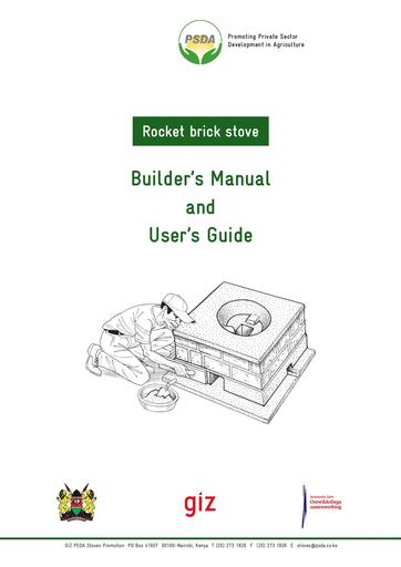 En GIZ Kenya brick rocket stove builder's manual 2011
