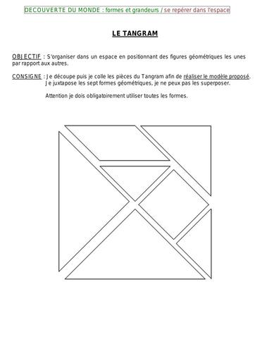 Syl 3fiches tangram