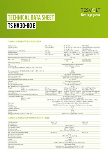 Tesvolt ts hv 30 80e